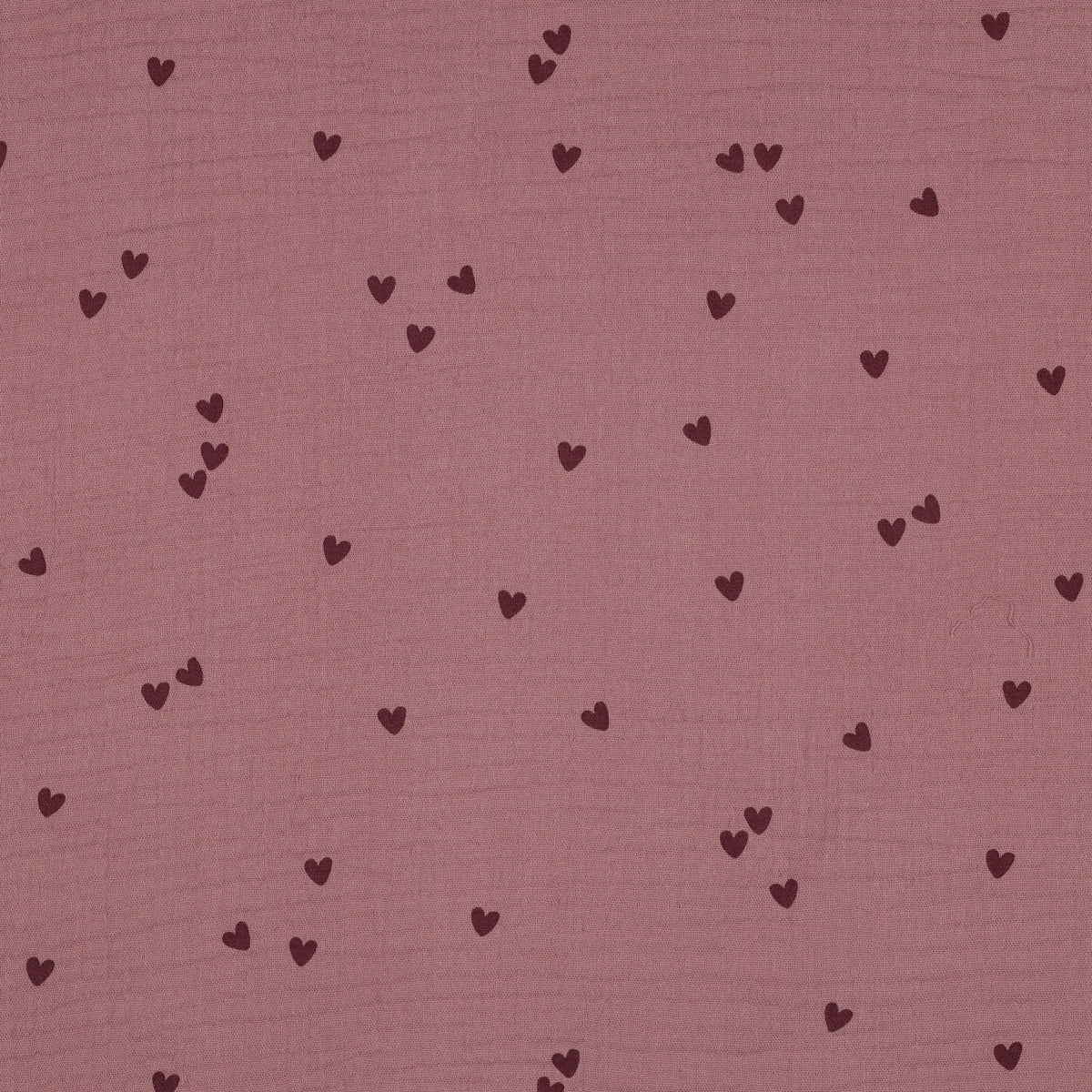 Musselin Herzi Rosa