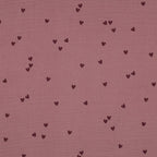 Musselin Herzi Rosa
