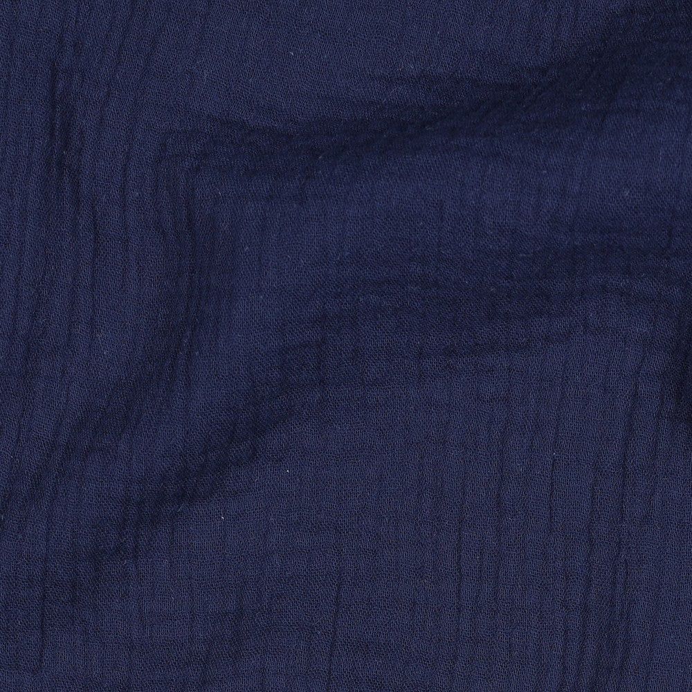 Musselin Marineblau