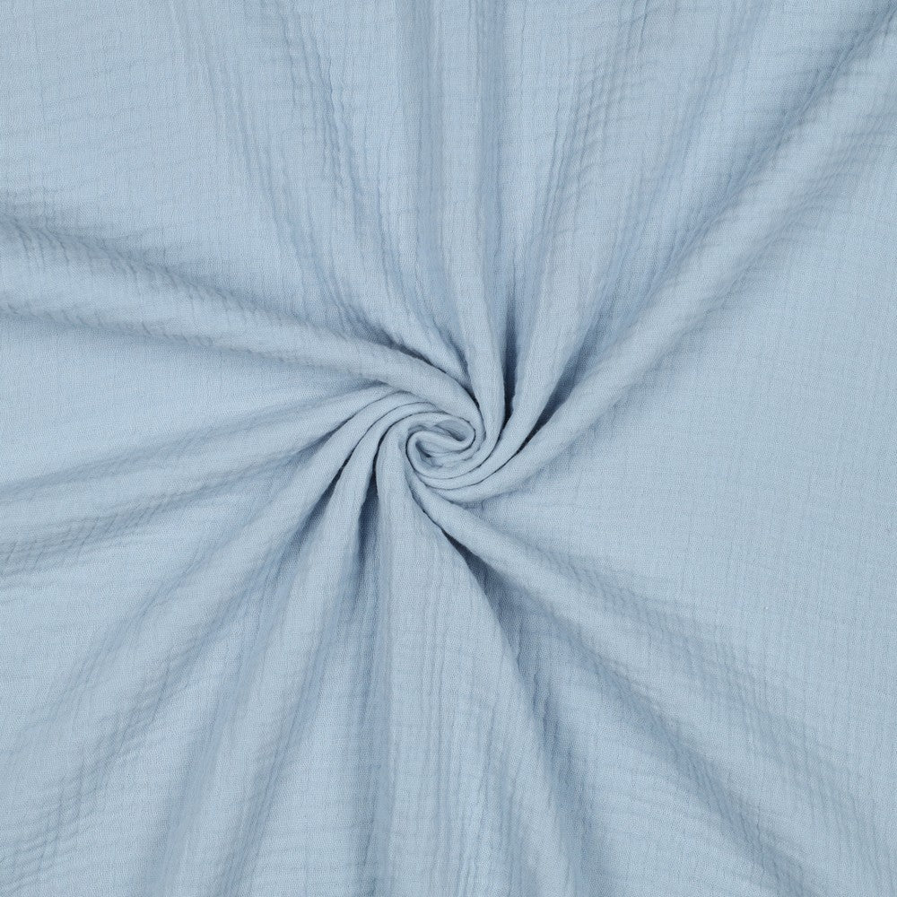Musselin Blau