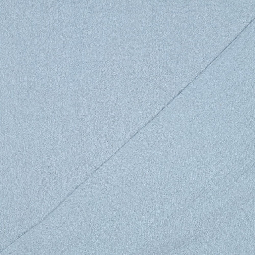 Musselin Blau