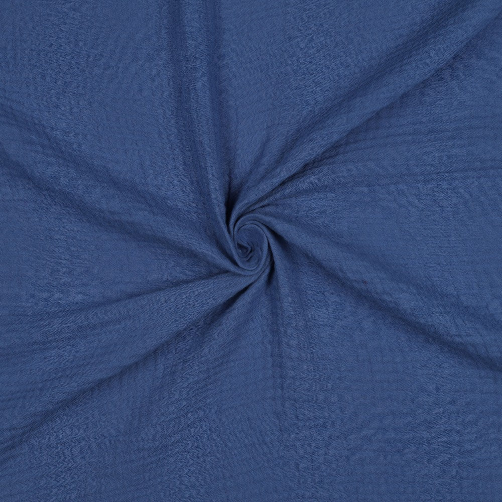 Musselin Mitternachtsblau