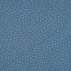 Musselin Blau Pünktchen