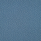 Musselin Blau Pünktchen