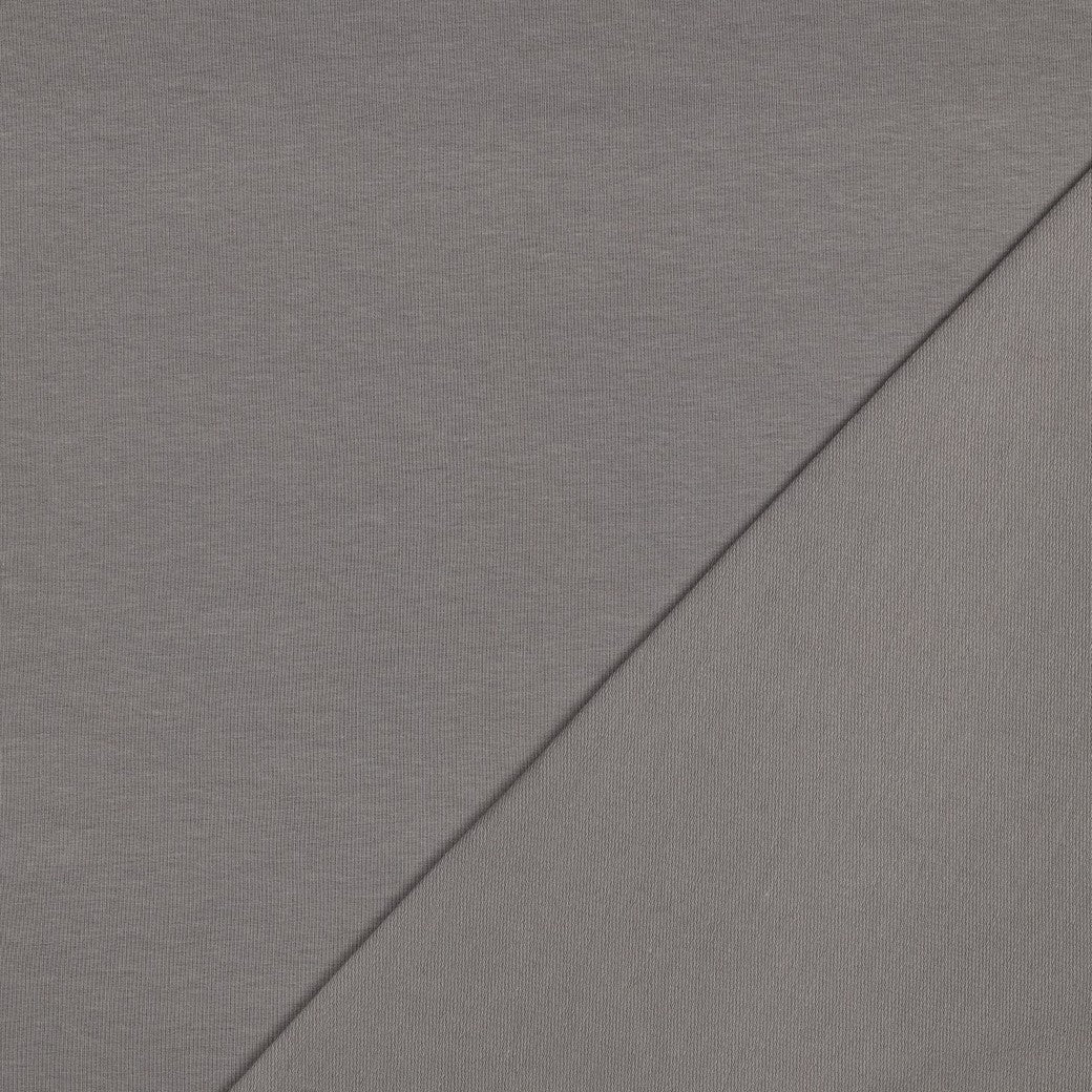 French Terry Uni Grau