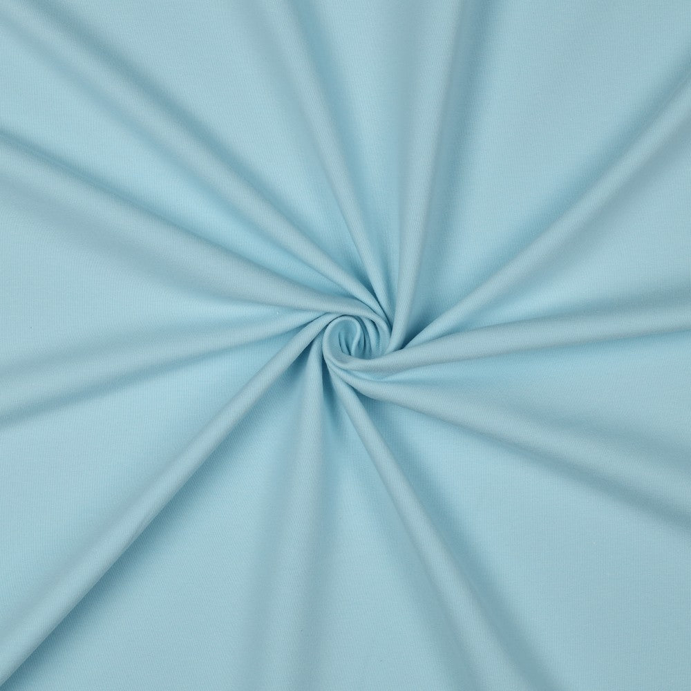 French Terry Uni Hellblau