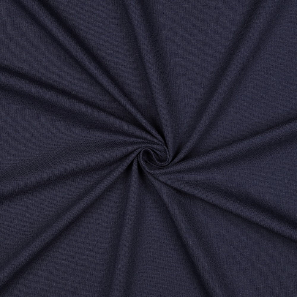 French Terry Uni Marineblau