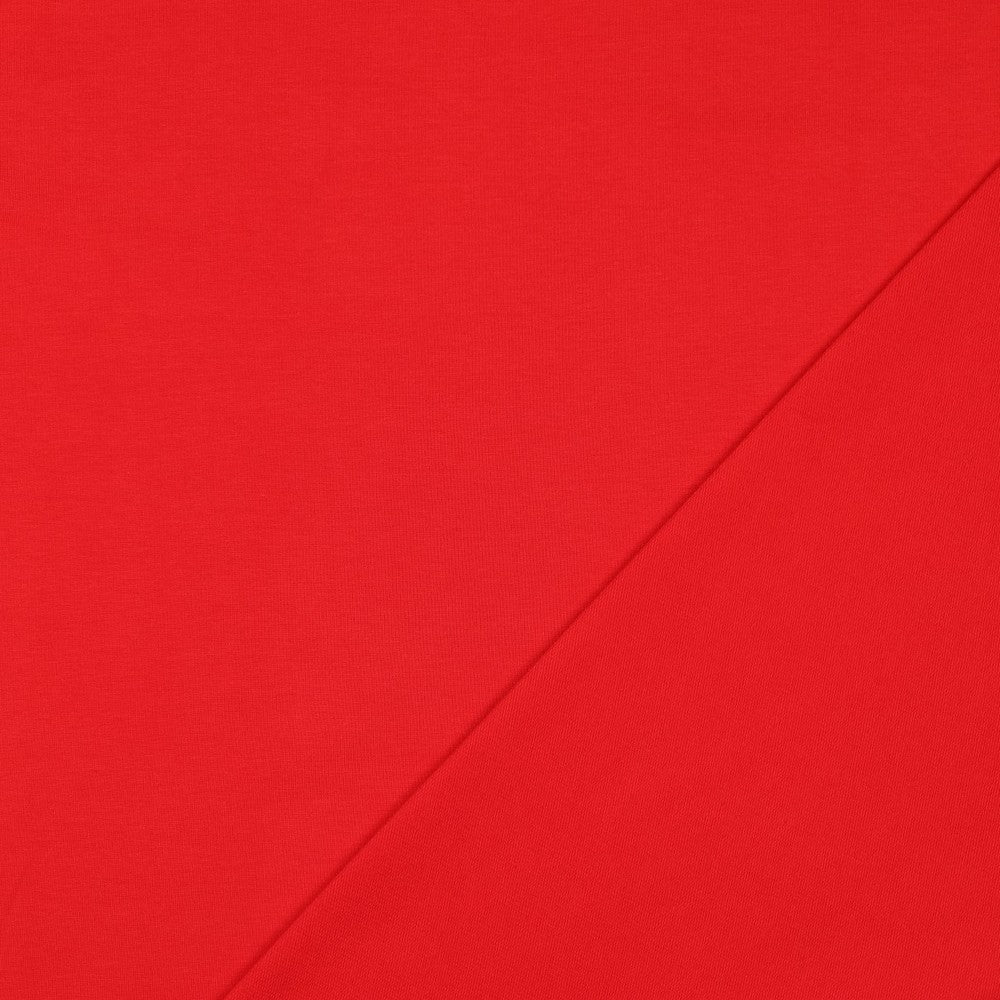 French Terry Uni Tomatenrot