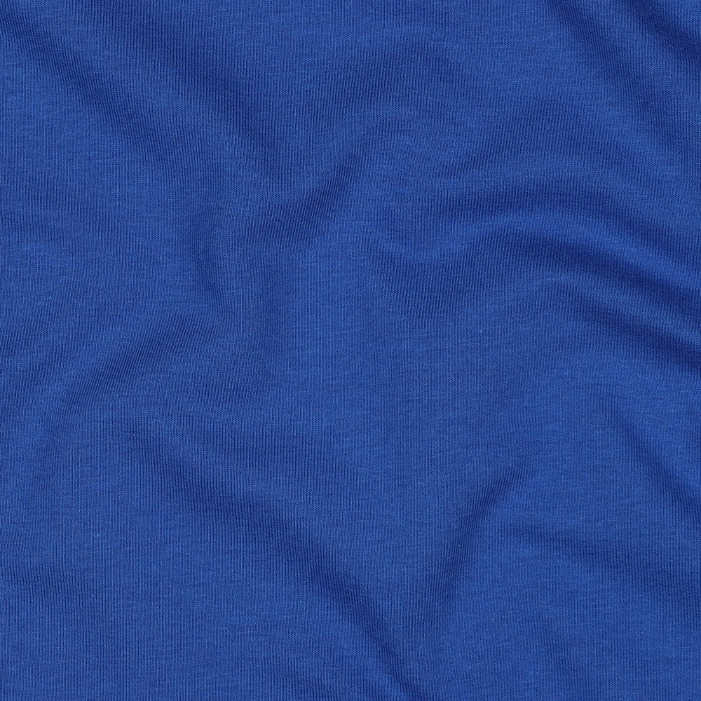 French Terry Uni Kobaltblau