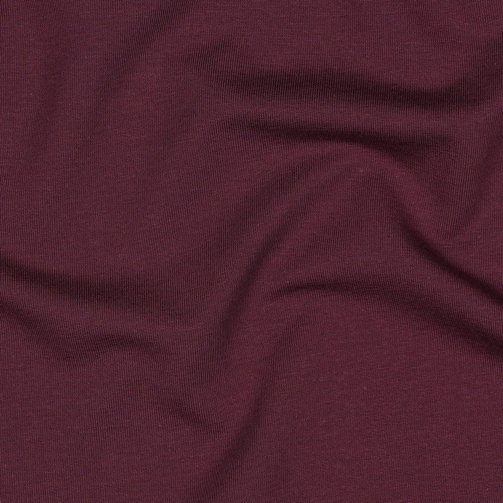 French Terry Uni Aubergine