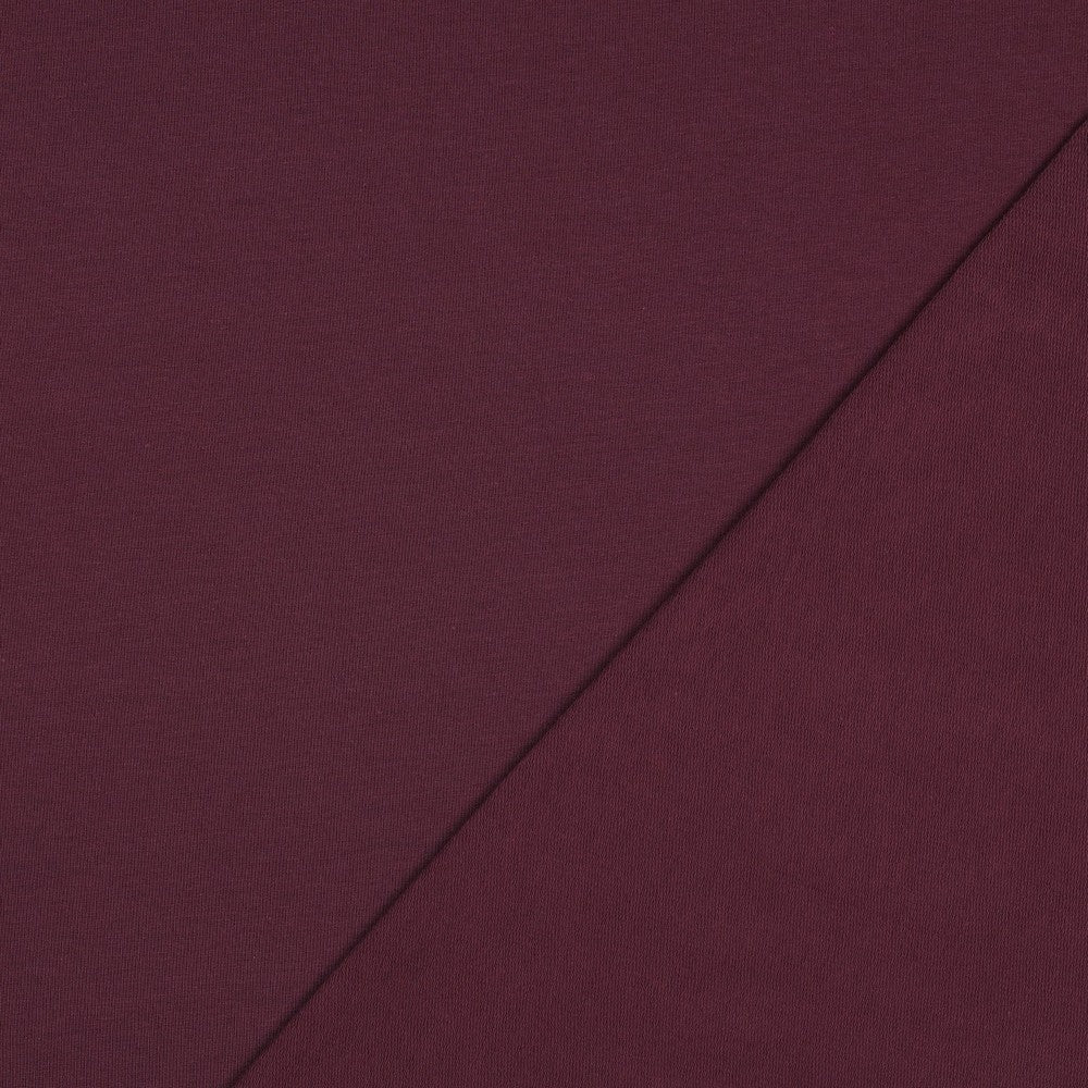 French Terry Uni Aubergine