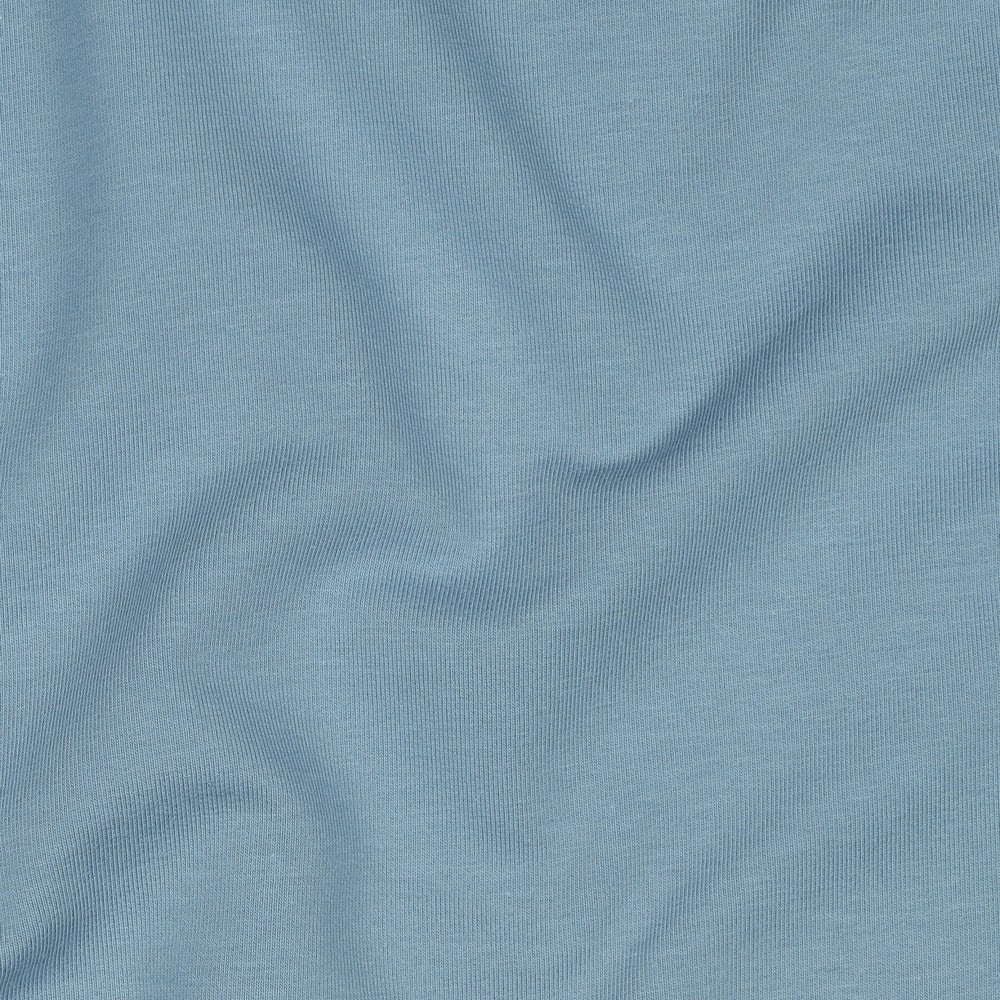 French Terry Uni Schattenblau