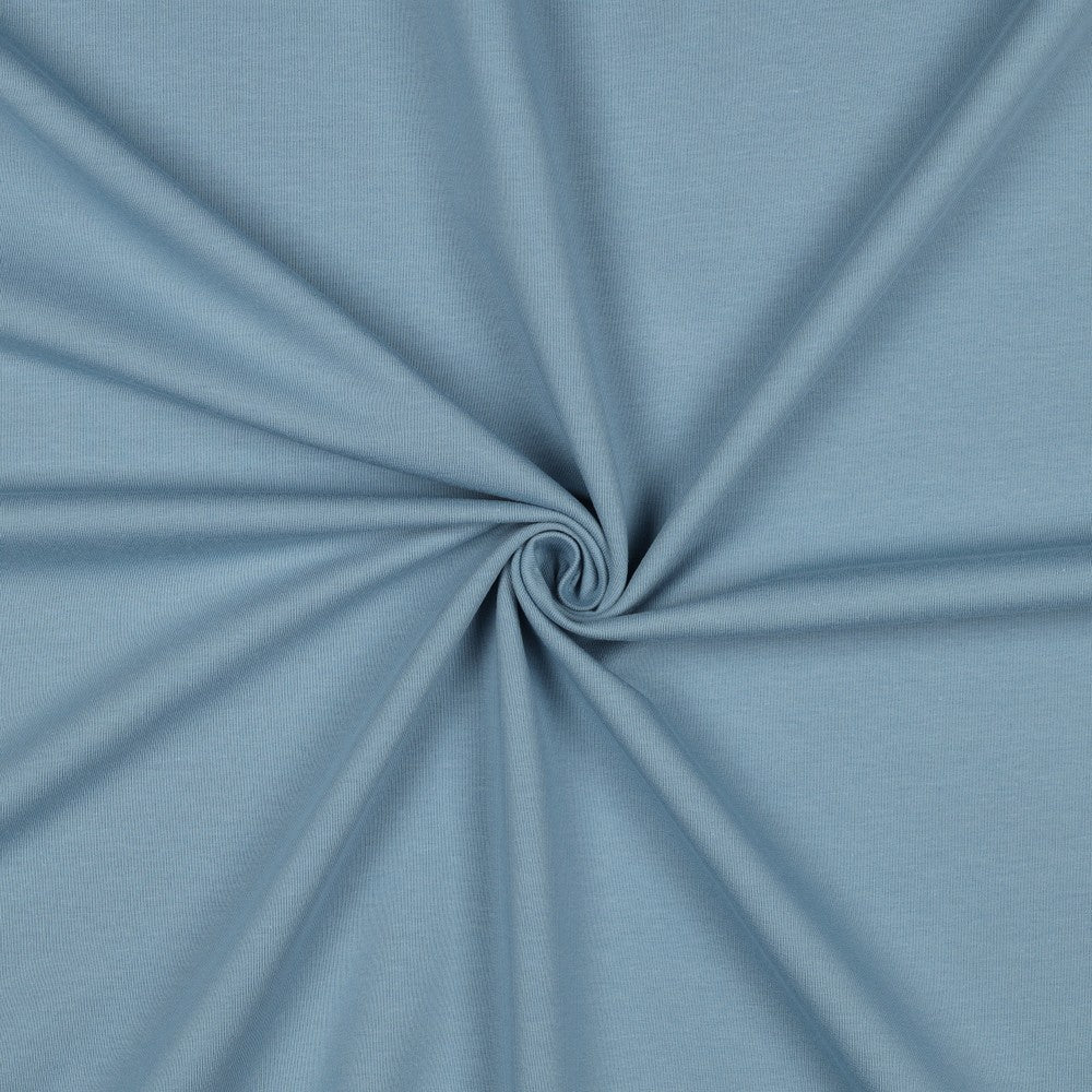 French Terry Uni Schattenblau