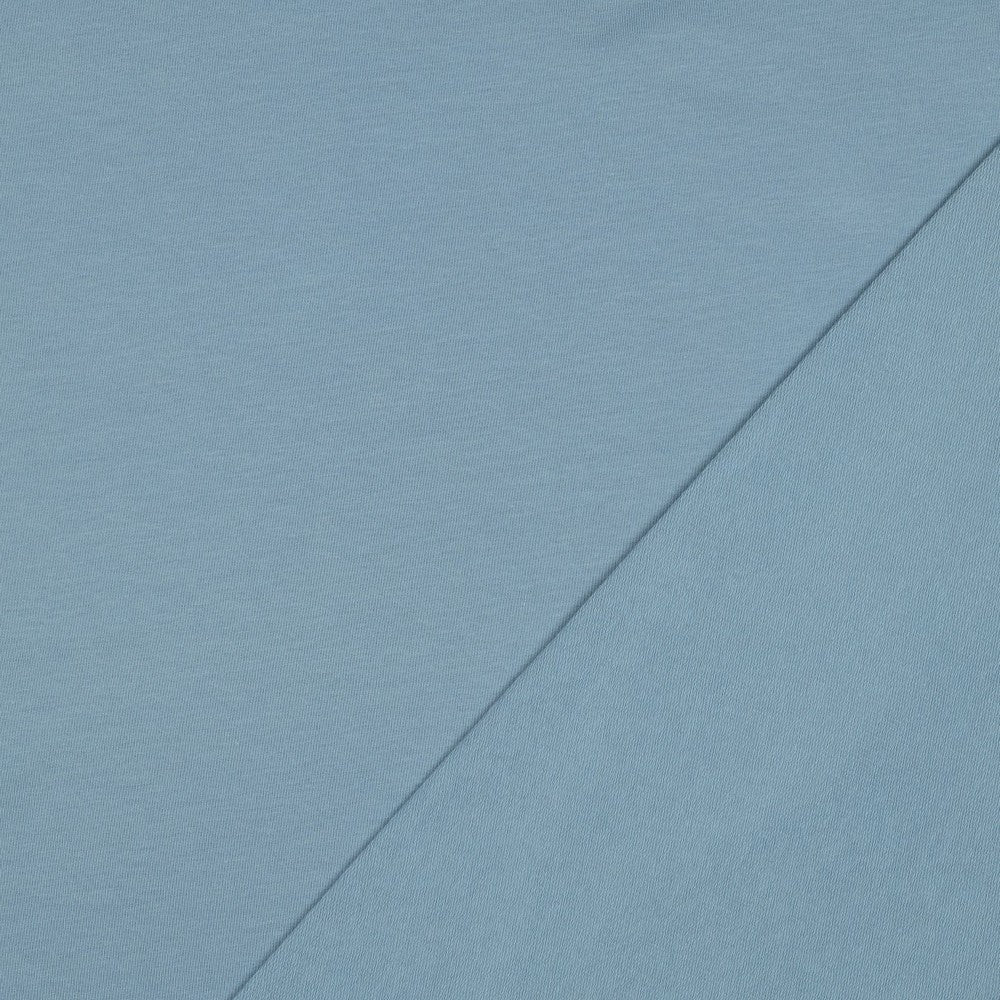 French Terry Uni Schattenblau
