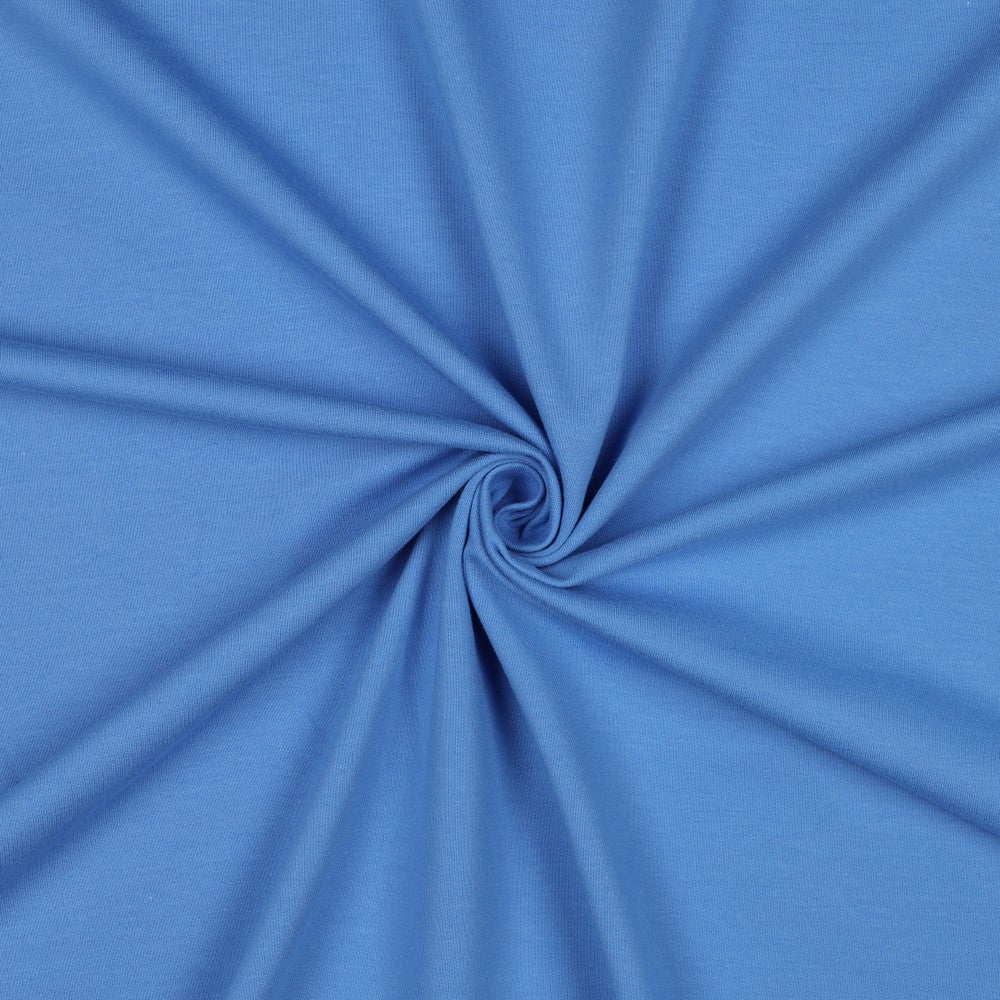French Terry Uni Blau