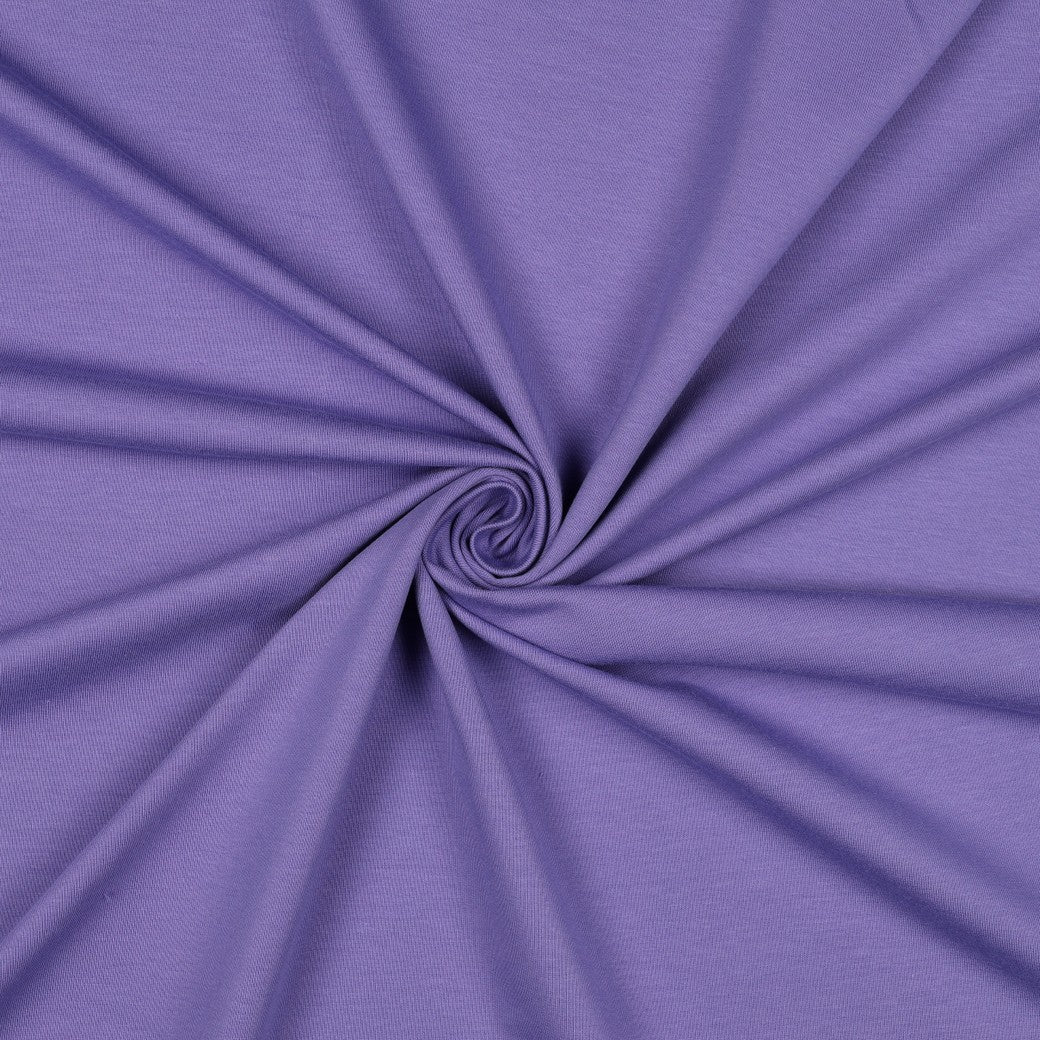 French Terry Uni Dunkler Lavendel