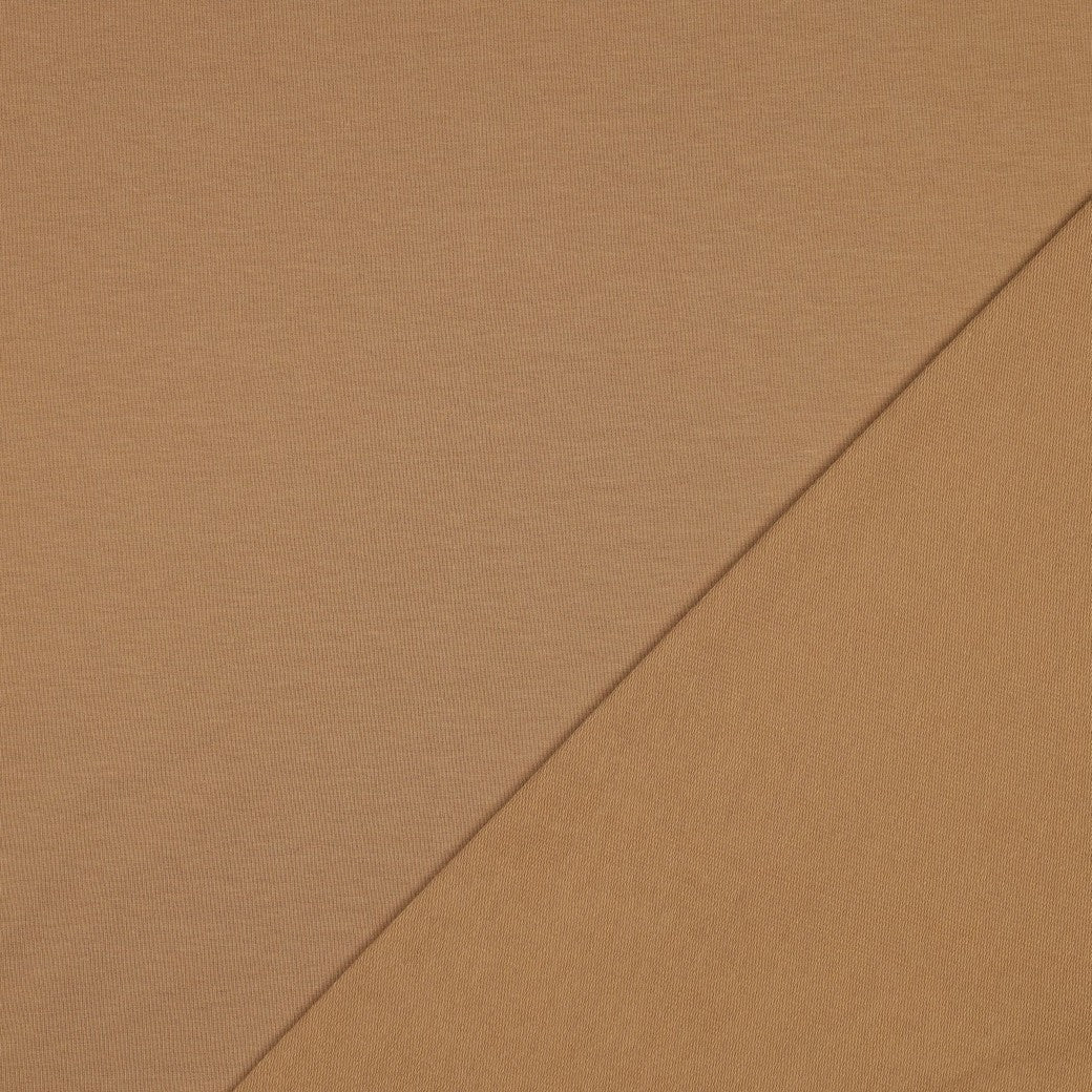 French Terry Uni Karamell (Kamel alt)