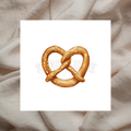 Bügelbild Brezel